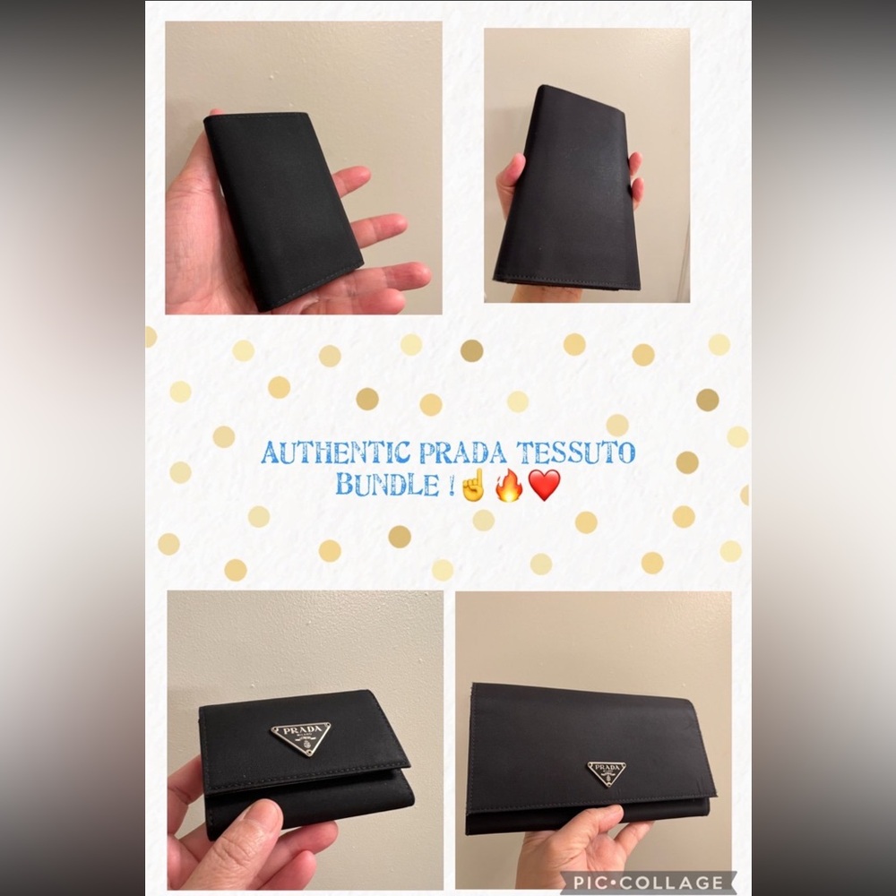Prada Black bundle Wallets👌🔥☝️🌹